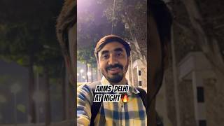 AIIMS Delhi at Night 😮  Raat ka gajab nazara🔥  ft Soyeb Aftab NEET Topper AIR1  shorts [upl. by Elcin]