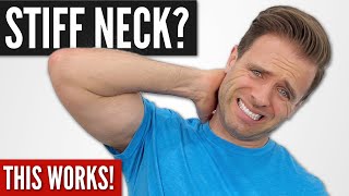 4 Amazing Stretches For Your Tight Stiff Neck THIS WORKS [upl. by Auhsuj]