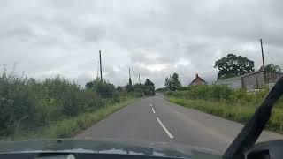 Driving to Ralph Court Gardens from Aylestone Hill Hereford [upl. by Haerdna]