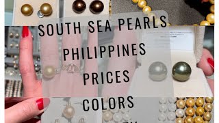 South Sea Pearls from Philippines Why they are so precious and rare How much you should pay [upl. by Elexa]