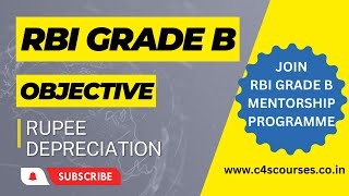 Objective Series RBI Grade B Exam Phase I and II  Rupee Depreciation NEER amp REER [upl. by Kegan30]