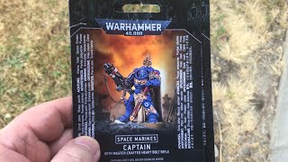 Space Marines Primaris Captain with Master Crafted Heavy Bolt Rifle [upl. by Roxy614]