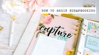 How to Begin Scrapbooking [upl. by Ensign532]