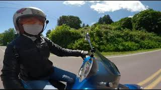 Small Motorcycle ride around Vashon Island 360 video [upl. by Jakob]