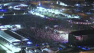 Las Vegas shooting seen from above in newly released surveillance video [upl. by Franzoni375]