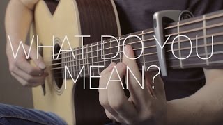 Justin Bieber  What Do You Mean  Fingerstyle Guitar Cover by James Bartholomew [upl. by Laumas]