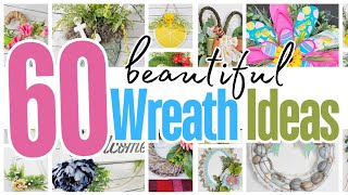 60 Beautiful DIY Wreath Ideas  Dollar Tree DIY Crafts [upl. by Huntington]