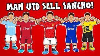 MAN UNITED SELL SANCHO Dortmund Liverpool Chelsea Transfer Parody [upl. by Keelin893]