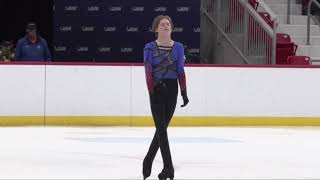 ilia malinins quad axel at the us international classic [upl. by Shellans]