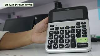 How to switch off and charge your V4 smart calculator  Use of power button and type C port in V4 [upl. by Dody]