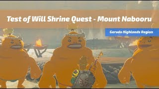 Test of Will Shrine Quest  The Legend of Zelda Breath of the Wild [upl. by Zuzana]