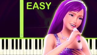 Princess amp The Popstar  EASY Piano Tutorial [upl. by Attehcram]