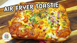 Air Fryer Breakfast Toastie In 15 Minutes With Eggs Cheese And Chicken  Air Fryer Breakfast Recipe [upl. by Nochur162]