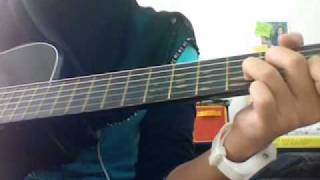 Gitar cover  ayat ayat cinta rossa [upl. by Kcirdorb]