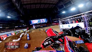 GoPro Ken Roczen Wins 2020 Glendale Supercross Triple Crown  Main Event 1 amp 3 Highlights [upl. by Leira]