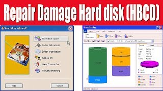 How to repair Hard disk drive in bangla  hirens boot cd  repair HDD use partition commander [upl. by Hares]