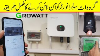 Growatt online wifi configuration by shinephone app using Hotspot mode and standard mode [upl. by Suirtimid]