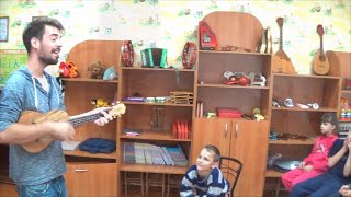 Visiting Orphanages of the Cherkassy Region  Bens Ukulele Road Trips [upl. by Atiuqcaj]