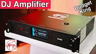 Dj Amplifier Best For Dual 15 Dj TopAerons India R2400 [upl. by Eiramaneet92]