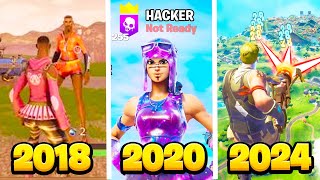 The ENTIRE Evolution of Fortnite HACKERS [upl. by Kenwrick59]