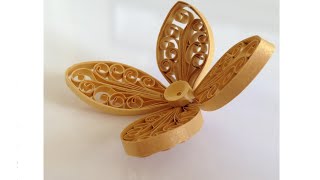 Quilling Flower Using Comb and Pillow  diy paper flower [upl. by Hescock933]