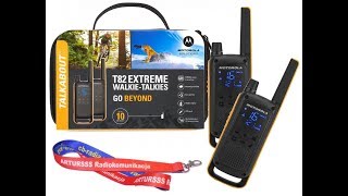 Motorola T82 Extreme najnowsze krótkofalówki na 2018 [upl. by Victoria]