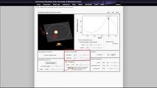 NAAP Lab 12  Extrasolar Planet Simulator Demo [upl. by Ialda]