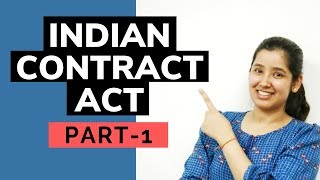 Indian Contract Act  Part 1 [upl. by Rutter]