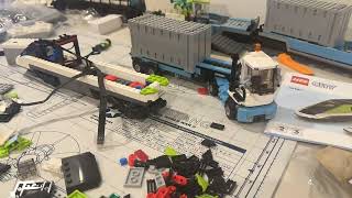 LEGO Train Build TimelapseStop Motion [upl. by Bolan]