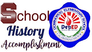 School Accomplishment  Dominorog Elementary School [upl. by Guglielma597]