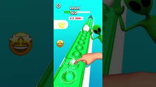 Pop run game 🎮  Pop run 3D  Level 160  shorts funny trending shortsfeed viralshorts [upl. by Toddie]