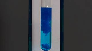 The stunning reaction between sodium hydroxide and copper sulfate science chemistry [upl. by Dichy]