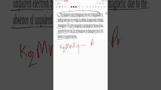 The manganate and permanganate ions are tetrahedral [upl. by Hosea]