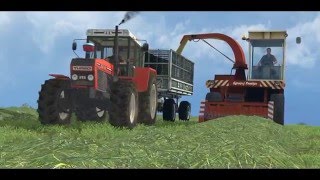 FS15 MOVIE  Grass silage  SPS 420  ZTS 162 45 [upl. by Nalorac808]