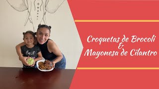 PASABOCAS DE BROCOLI CON MAYONESA DE CILANTRO [upl. by Yhtrod]