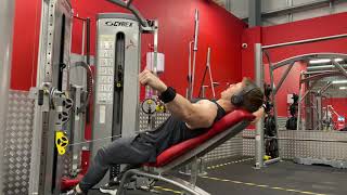 Shoulder Exercise  Cuffed Dual Cable Lateral Raise [upl. by Knutson]