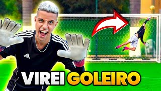 VIREI GOLEIRO E SURPREENDI A TODOS [upl. by Ymiaj189]