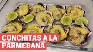 CONCHITAS A LA PARMESANA  RECETA PERUANA  SAZÓN DE BARRIO [upl. by Animrac275]