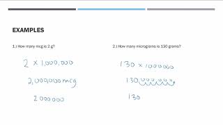 Metric Conversions Converting from grams into micrograms g to mcg [upl. by Puklich]