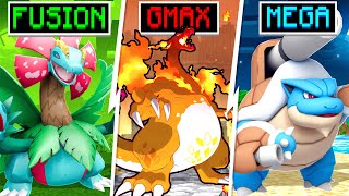 FUSION vs GIGANTAMAX vs MEGA Pokemon In MINECRAFT [upl. by Kylila]