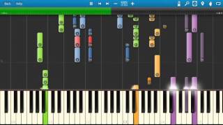 Hanson  Mmmbop  Piano Tutorial  Synthesia Cover [upl. by Karyl307]