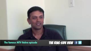 Rahul Dravid  The famous MTV Bakra episode [upl. by Rebliw164]