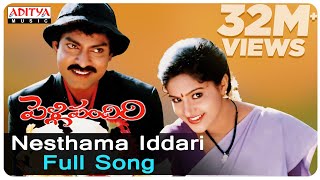 Nesthama Iddari Full Song ll Pelli Pandiri Songs ll Jagapathi Babu Raasi  Telugu Songs [upl. by Anneirb]