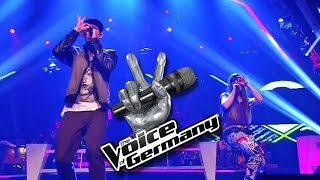 Thrift Shop  Blue MC vs Alex Hartung  The Voice 2014  Battle [upl. by Gorrono]