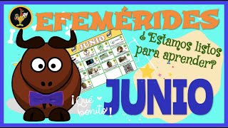 EFEMÉRIDES JUNIO EDUCACIÓN PRIMARIA [upl. by Emyam]