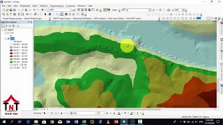 How to create tin by Las Data point in ArcGIS 10 5 [upl. by Retsam]