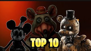 Top 10 fan games de fnafatualizado [upl. by Hauser]