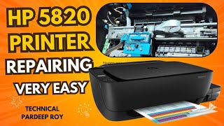 hp deskjet 5820 printing very easy 2024 [upl. by Benkley494]