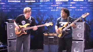 Victor Wooten amp Stu Hamm  Hartke NAMM [upl. by Erapsag751]