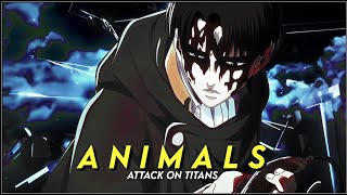 Animal  Capt Levi vs Beast Titan EditAMV  Attack on Titans [upl. by Seppala]